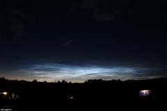 Leuchtende Nachtwolken. (Credit: astropage.eu)