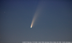 Der Komet C/2020 F3 Neowise, aufgenommen am 17. Juli 2020. (Credit: astropage.eu)