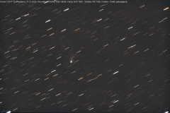 Der Komet C/2017 T2 (PANSTARRS), aufgenommen am Abend des 27.12.2019 und basierend auf 147 Einzelaufnahmen. (Credit: astropage.eu)