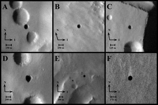 Die "Sieben Schwestern" (Courtesy of NASA / JPL-Caltech / ASU / USGS)