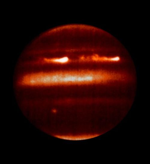 Infrarotbild von atmosphärischen Störungen (Courtesy of NASA / JPL / IRTF)