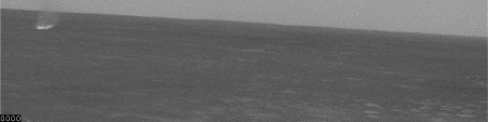 Staubteufel auf dem Mars (Courtesy of NASA / Marsrover Spirit)