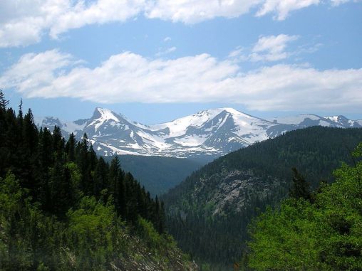 Die Rocky Mountains nahe Ward im US-Bundesstaat Colorado. (Wikipedia / User: Changlc / gemeinfrei) Die Rocky Mountains nahe Ward im US-Bundesstaat Colorado. (Wikipedia / User: Changlc / gemeinfrei)