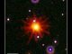 Kompositaufnahme von GRB110328A aus Daten von Swift, Hubble und Chandra (NASA/Swift/Stefan Immler)