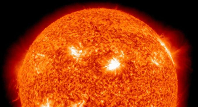 Sonneneruption, aufgenommen vom Solar Dynamics Observatory (SDO / NASA)