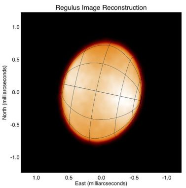 Zoomansicht des Sterns Regulus (Xiao Che) Zoomansicht des Sterns Regulus (Xiao Che)