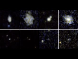 Beobachtungsreihe des Galaxy Evolution Explorer (NASA/JPL-Caltech)