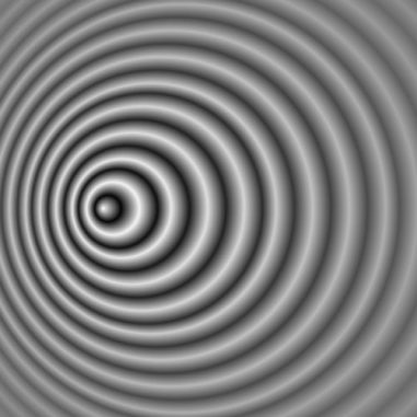 Auswirkung des Doppler-Effektes auf die Wellenlänge eines bewegten Objektes (Wikipedia / User: Pbroks13 / gemeinfrei)