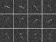 12 Radarbilder des Kometenkerns von Hartley 2, aufgenommen mit dem Planetary Radar am Arecibo Observatory (NAIC-Arecibo/Harmon-Nolan)