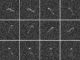 12 Radarbilder des Kometenkerns von Hartley 2, aufgenommen mit dem Planetary Radar am Arecibo Observatory (NAIC-Arecibo/Harmon-Nolan)