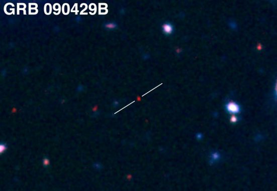 Gammablitz GRB 090429B (Gemini Observatory / AURA / Levan, Tanvir, Cucchiara)