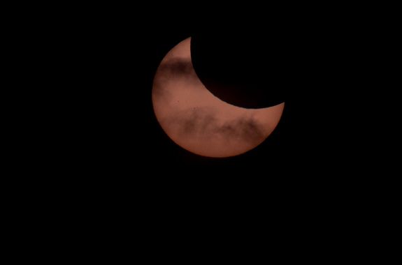 Partielle Sonnenfinsternis vom 1. Juni 2011 / Tromsø, Norwegen (Bernt Olsen)