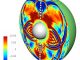 Simulation von Oszillationen, die durch die Kollision mit einem primordialen Schwarzen Loch erzeugt werden (Michael Kesden / New York University und Shravan Hanasoge / Princeton University)