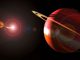 Künstlerische Darstellung des Sternsystems UZ Fornax (SAAO)