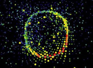 ufzeichnung des Super-K-Detektors (Courtesy of Chris Walter, Duke University)