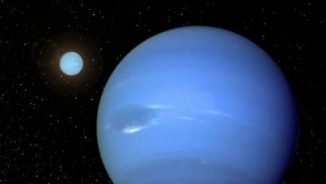 Künstlerische Darstellung eines Systems mit zwei Neptunähnlichen Planeten (CoRoT / Oxford University)