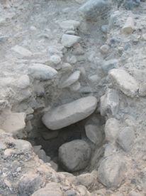 Überreste des Treppenaufgangs aus der Späten Bronzezeit (University of Cininnati)