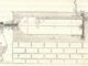 Zeichnung des Versuchsaufbaus in der originalen Abhandlung von 1853 (Univ. Of Bristol)