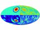 Die Signaturen einer Blasenkollision an verschiedenen Zeitpunkten. Eine Kollision (oben links) erzeugt eine Temperaturänderung in der kosmischen Hintergrundstrahlung (oben rechts) (UCL)