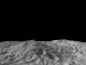 Dieses computergenerierte Bild zeigt die Südpolarregion Vestas mit dem Gipfel des Südpolarberges (NASA / JPL-Caltech / UCLA / MPS / DLR / IDA / PSI)