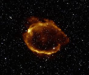 Supernova-Überrest G299.2-2.9 (X-ray: NASA / CXC / U.Texas / S.Park et al, ROSAT; Infrared: 2MASS / Umass / IPAC-Caltech / NASA / NSF)