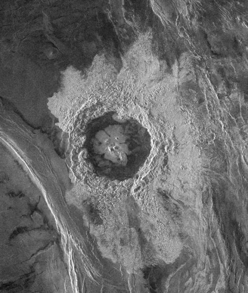 Krater Dickinson (Courtesy of NASA / JPL)