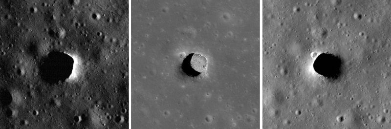 "Marius Hills Pit" (Courtesy of NASA / GSFC / Arizona State University)