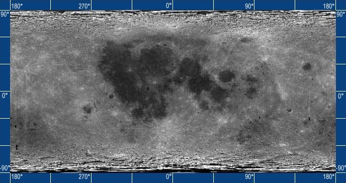 Mondkarte (Courtesy of USGS)