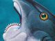 Künstlerische Darstellung eines urzeitlichen Fisches der Gattung Helicoprion von Ray Troll. (Ray Troll)