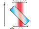 Schwache Messung: Wenn Licht einen doppelbrechenden Kristall durchquert, werden die horizontal und vertikal polarisierten Lichtkomponenten räumlich getrennt, aber eine Überlagerung zwischen den beiden Komponenten bleibt bestehen. Bei einer starken Messung würden die beiden Komponenten vollständig getrennt werden. (Jonathan Leach)