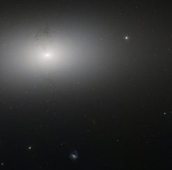 Staubstrukturen in der Seyfert-Galaxie NGC 2768, aufgenommen vom Weltraumteleskop Hubble. (ESA / Hubble & NASA; Acknowledgment: Judy Schmidt)