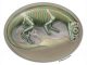 Semitransparente Rekonstruktion eines Dinosaurier-Embryos in seinem Ei. (Artwork by D. Mazierski)