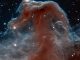 Das Weltraumteleskop Hubble machte diese Infrarotaufnahme des berühmten Pferdekopfnebels anlässlich seines 23. Beobachtungsjahres. (NASA, ESA, and the Hubble Heritage Team (STScI / AURA))