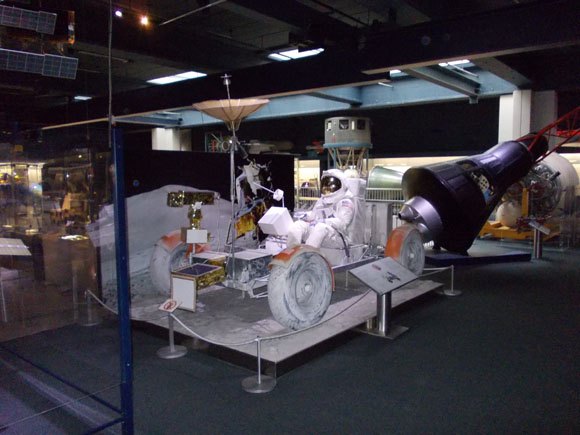 Modell des Lunar Roving Vehicle. (astropage.eu)