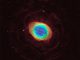 Kompositaufnahme des Ringnebels aus Daten des Hubble-Teleskops und Infrarotdaten des Large Binocular Telescope in Arizona. (NASA, ESA, C.R. Robert O’Dell (Vanderbilt University), G.J. Ferland (University of Kentucky), W.J. Henney and M. Peimbert (National Autonomous University of Mexico) Credit for Large Binocular Telescope data: David Thompson (University of Arizona))