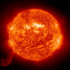 Die Sonne, aufgenommen vom Solar Heliospheric Observatory (SOHO). (NASA / SOHO)