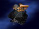 Künstlerische Darstellung der Raumsonde Deep Impact. (NASA / JPL-Caltech)