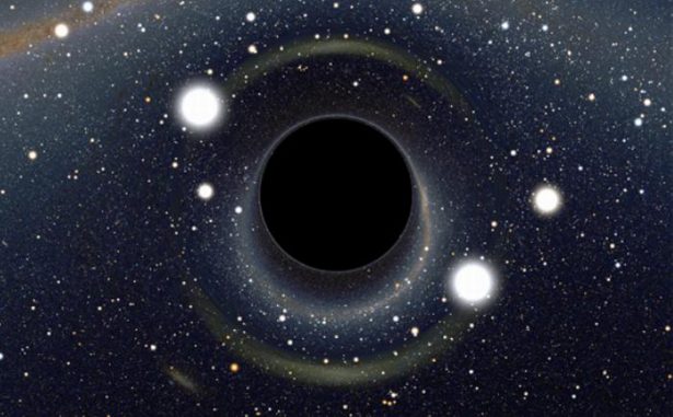 Künstlerische Darstellung eines Schwarzen Lochs. (Alain Riazuelo, NASA)