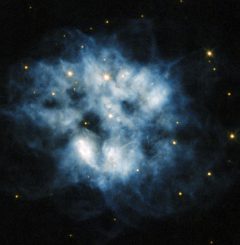 Der planetarische Nebel NGC 2452, aufgenommen vom Weltraumteleskop Hubble. (ESA / Hubble & NASA; Acknowledgements: Luca Limatola, Budeanu Cosmin Mirel)