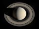 Mosaikbild von Saturn und seinem Ringsystem. Das Bild basiert auf zwölf Einzelaufnahmen, die von der NASA-Raumsonde Cassini gemacht wurden. (NASA / JPL-Caltech / Space Science Institute / G. Ugarkovic)