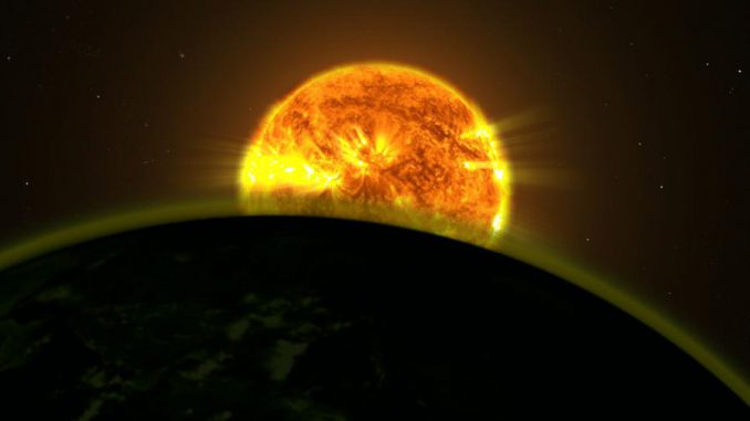 Exoplaneten, Weltraumteleskop Hubble, Atmosphäre, Wasser, Absorption Exoplaneten, Weltraumteleskop Hubble, Atmosphäre, Wasser, Absorption