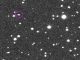 Der erste neu entdeckte Asteroid des Jahres 2014 (Kreis) mit der Bezeichnung 2014 AA trat wahrscheinlich in die Erdatmosphäre ein und verglühte vollständig. (CSS / LPL / UA)