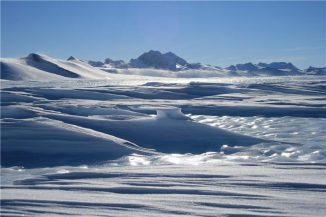 Eislandschaft in Antarktika. (Image courtesy of Newcastle University)