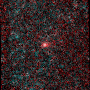 Der neu entdeckte Komet C/2014 C3 (NEOWISE), aufgenommen vom Near-Earth Object Wide-field Infrared Survey Explorer der NASA am 14. Februar 2014. (NASA / JPL-Caltech)