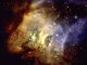 Die Sternentstehungsregion RCW 38, aufgenommen vom Very Large Telescope der Europäischen Südsternwarte in Chile. Das Bild basiert auf Daten, die im Infrarotbereich gesammelt wurden. (ESO)