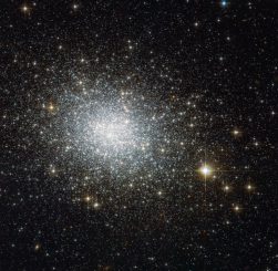 Der Kugelsternhaufen NGC 121, aufgenommen vom Weltraumteleskop Hubble. (ESA / Hubble & NASA; Acknowlegement: Stefano Campani)