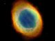 Hubble-Aufnahme des berühmten Ringnebels im Sternbild Leier. (NASA / JPL-Caltech / ESA, the Hubble Heritage Team (STScI / AURA))