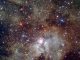 Ein Bild der Sternentstehungsregion NGC 3603, wo sich in den ausgedehnten Staub- und Gaswolken des Nebels zahlreiche neue Sterne bilden. (ESO)