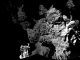 Diese Aufnahme von der Kometenoberfläche machte die Landeeinheit Philae kurz nach dem Aufsetzen auf dem Kometen 67P/Churyumov-Gerasimenko. (ESA / Rosetta / Philae / CIVA)