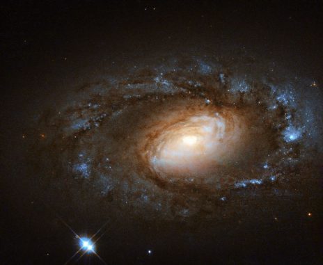 Hubble-Aufnahme der Spiralgalaxie NGC 4102 im Sternbild Großer Bär. (ESA / Hubble, NASA and S. Smartt (Queens University Belfast); Acknowledgement: Renaud Houdinet)